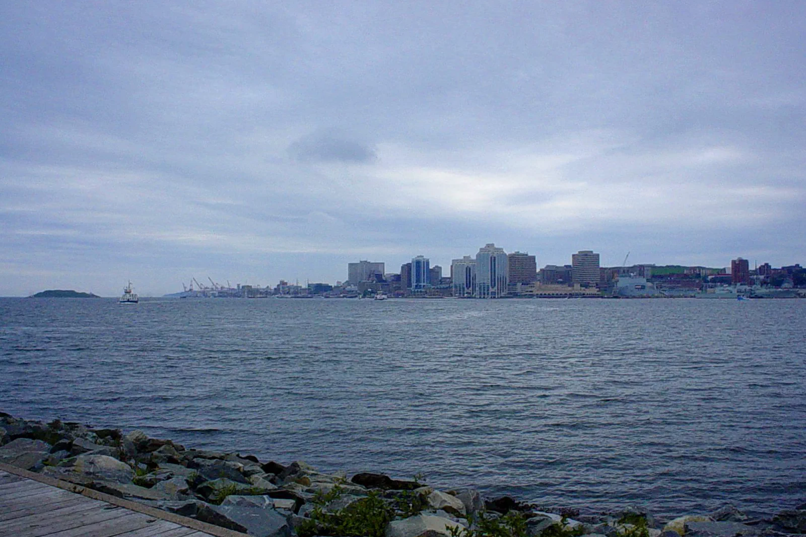Halifax harbourfront and city in Nova Scotia