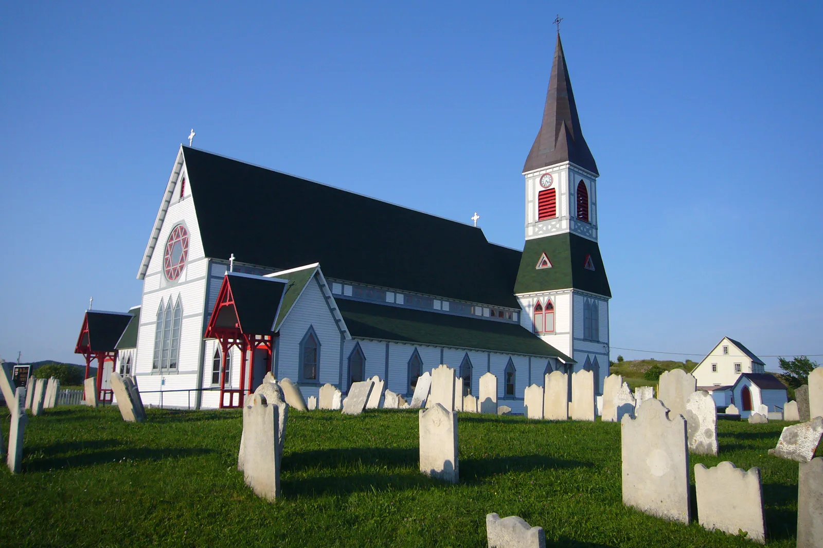 North Atlantic coastal village in Newfoundland