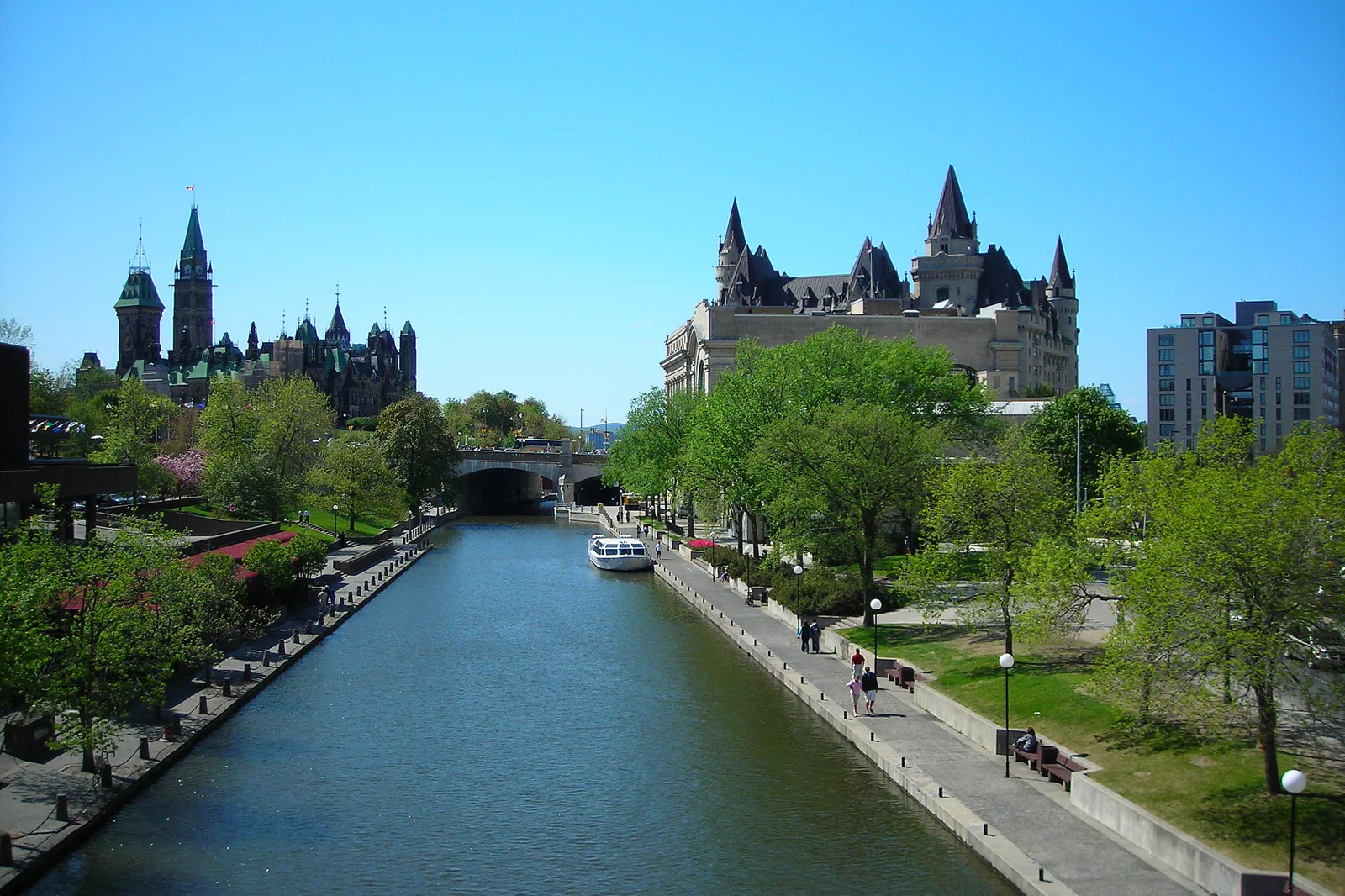Parliament Hill and central Ottawa