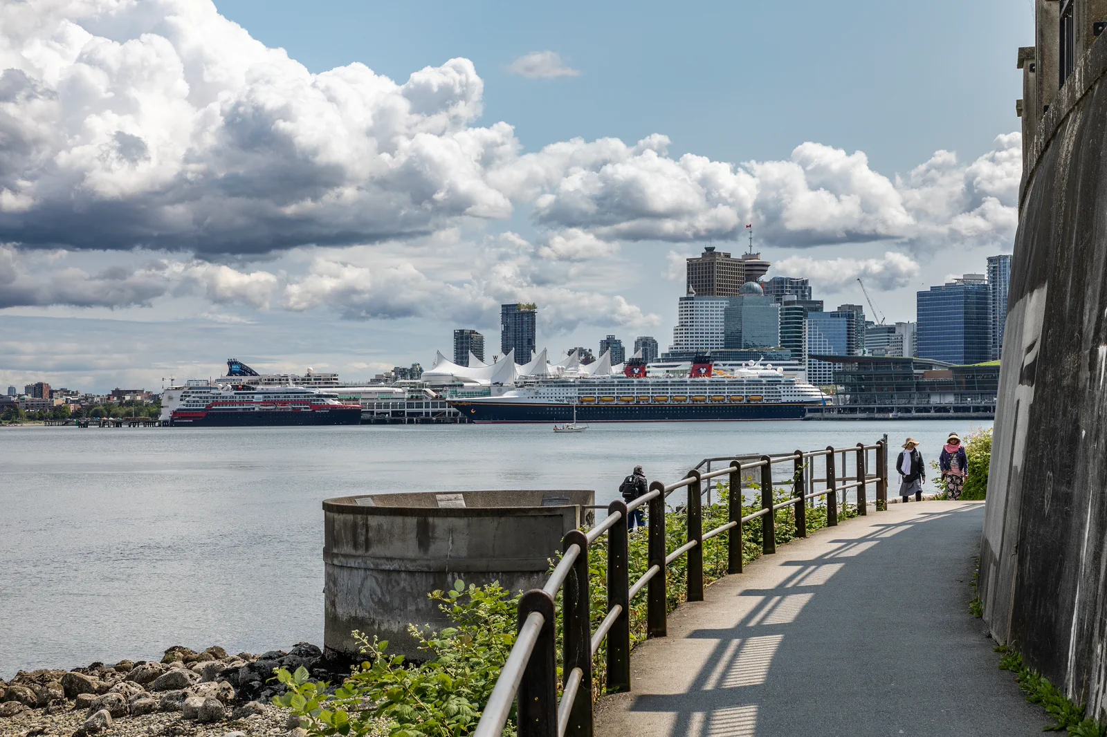 Vancouver skyline and Stanley Park waterfront