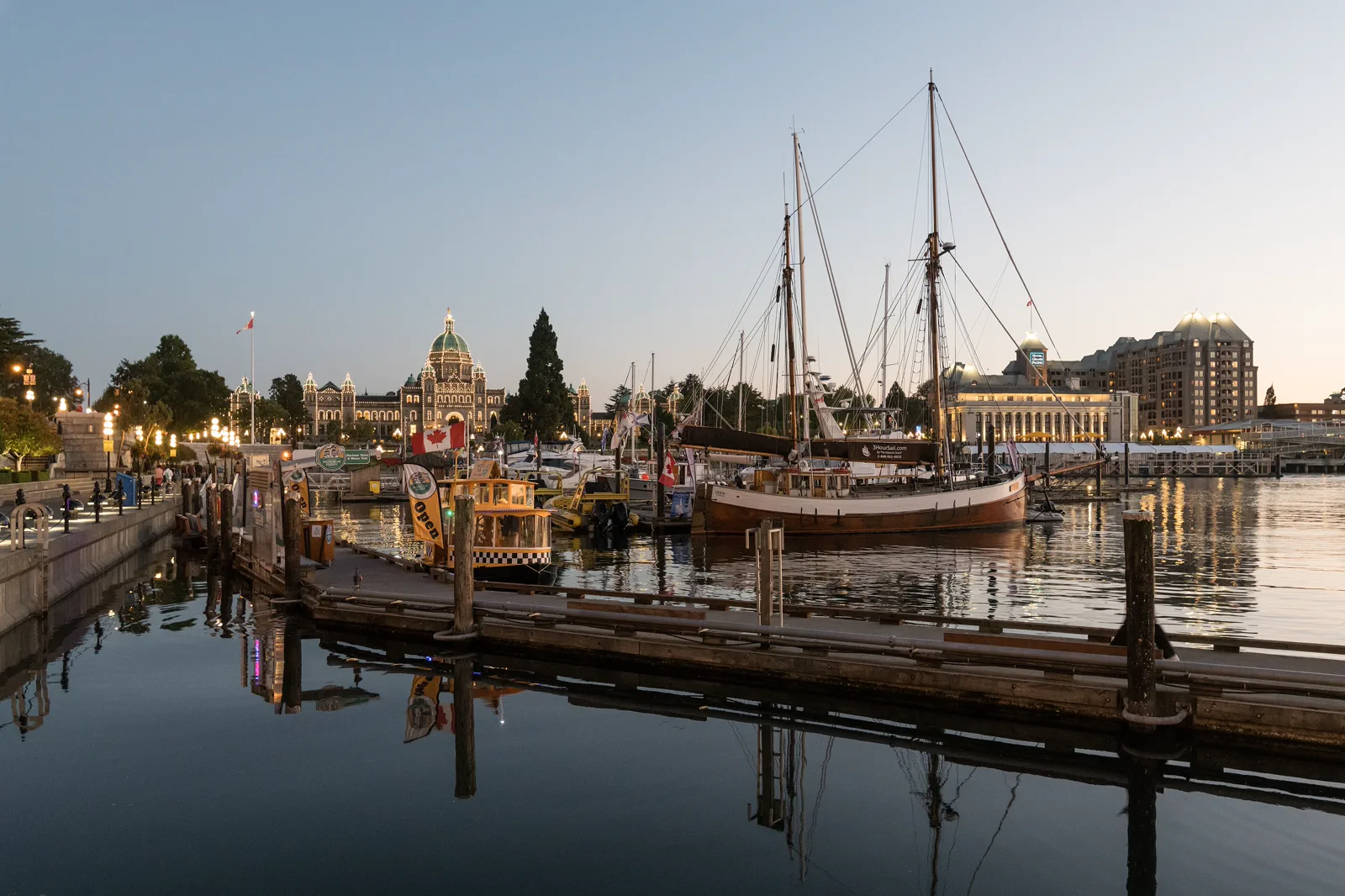 Victoria Inner Harbour and Parliament Buildings