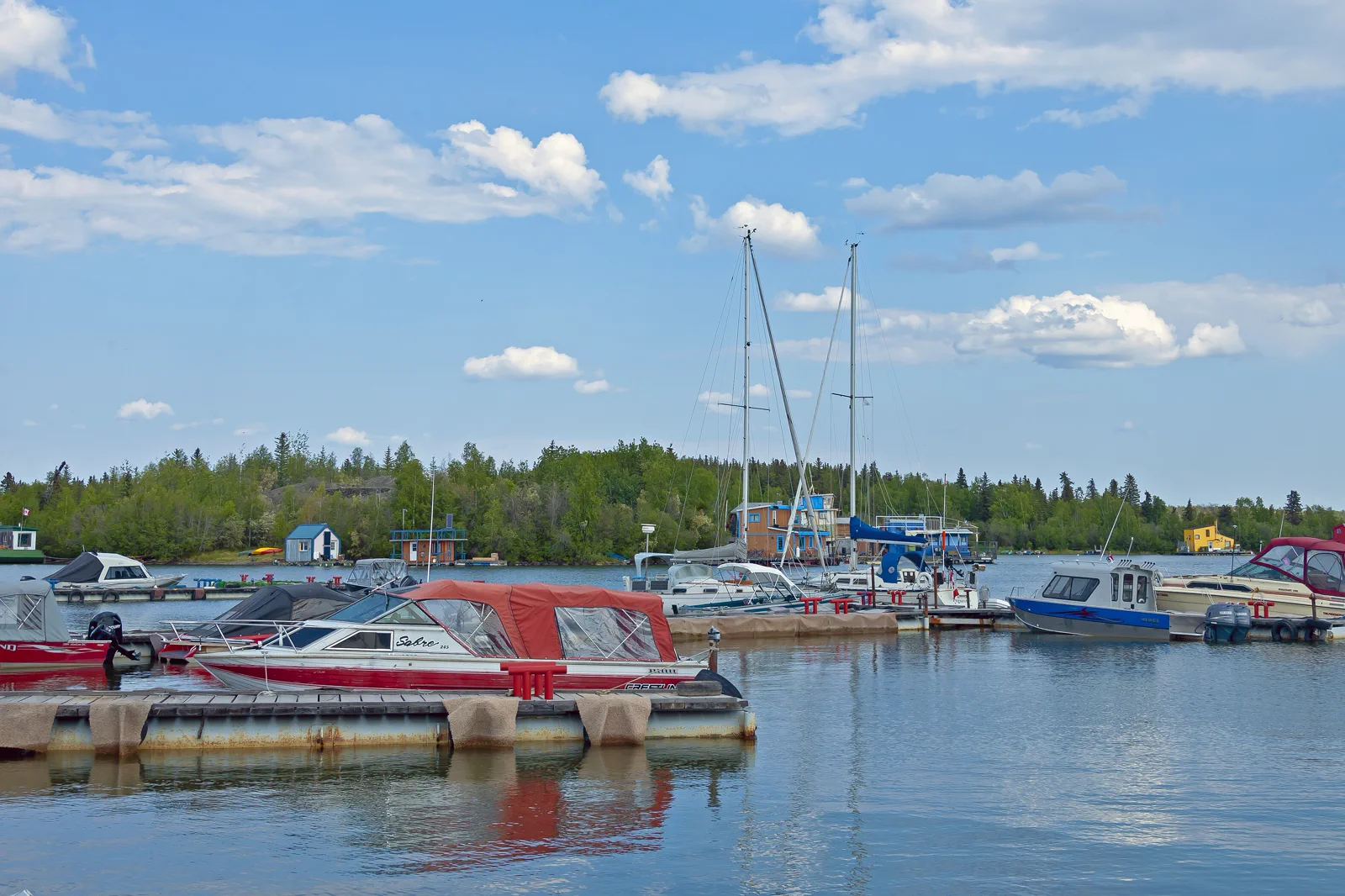 Yellowknife and Great Slave Lake in the Northwest Territories