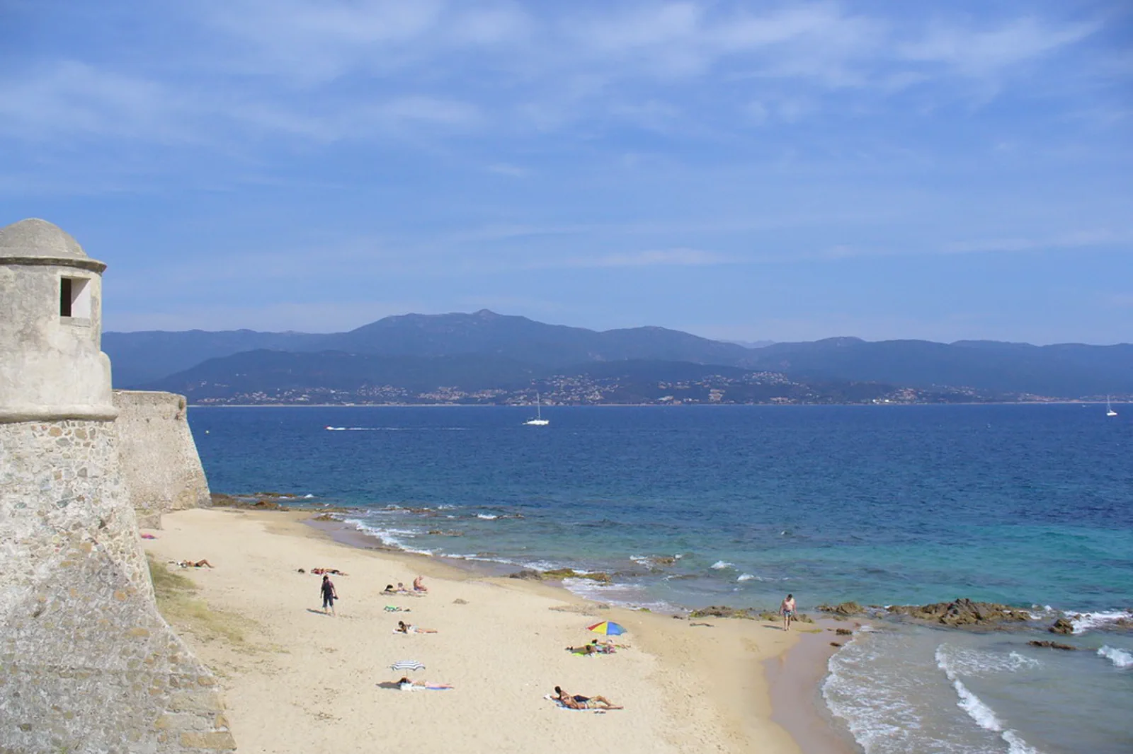 Ajaccio and its Mediterranean gulf on Corsica’s west coast