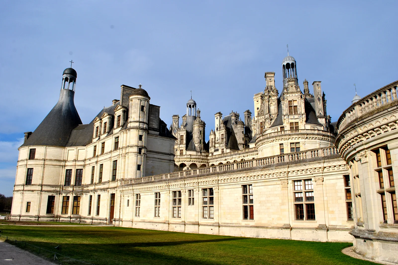 Château de Chambord and its formal grounds in the Loire Valley