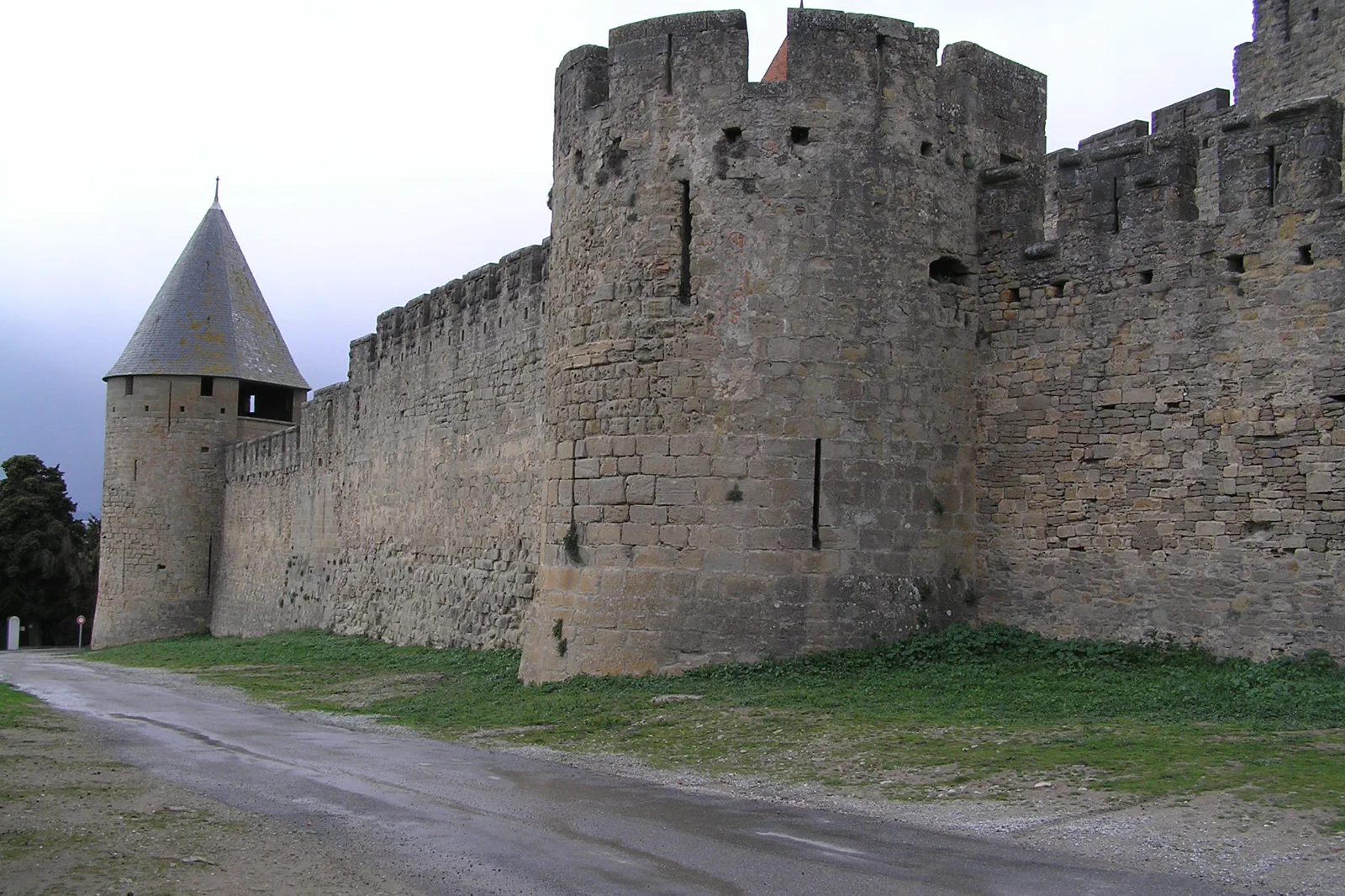 Fortified walls and towers of the medieval Cité de Carcassonne