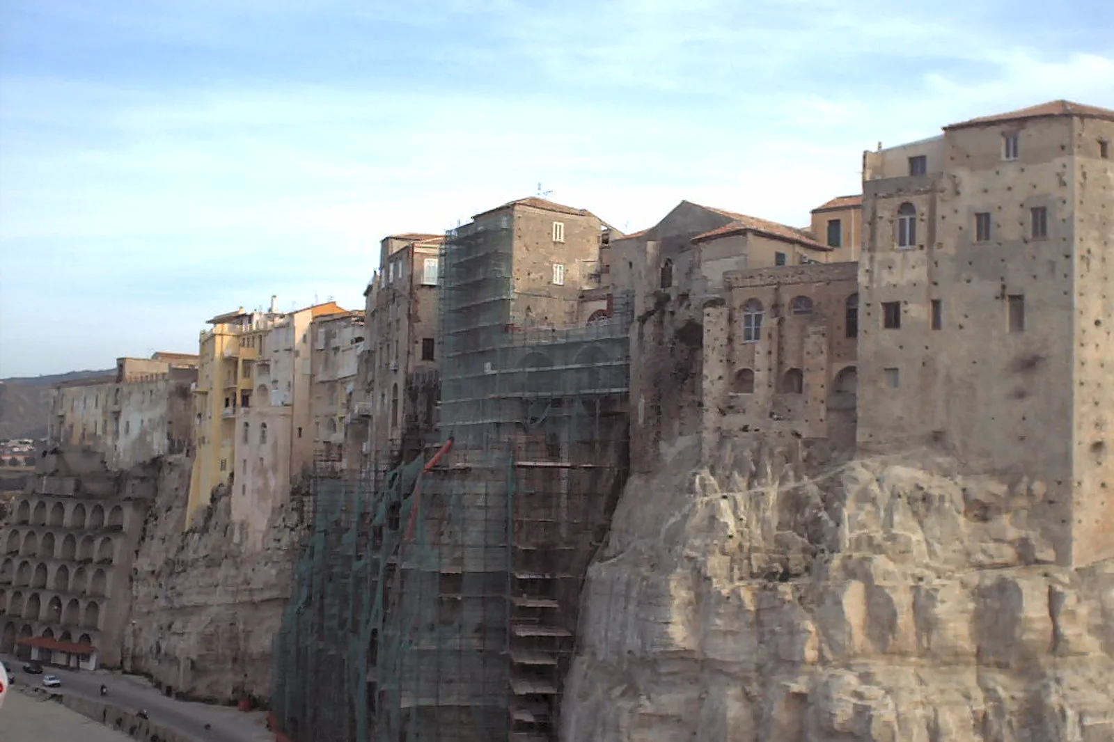 Tropea’s cliff-top old town and Santa Maria dell’Isola above the sea