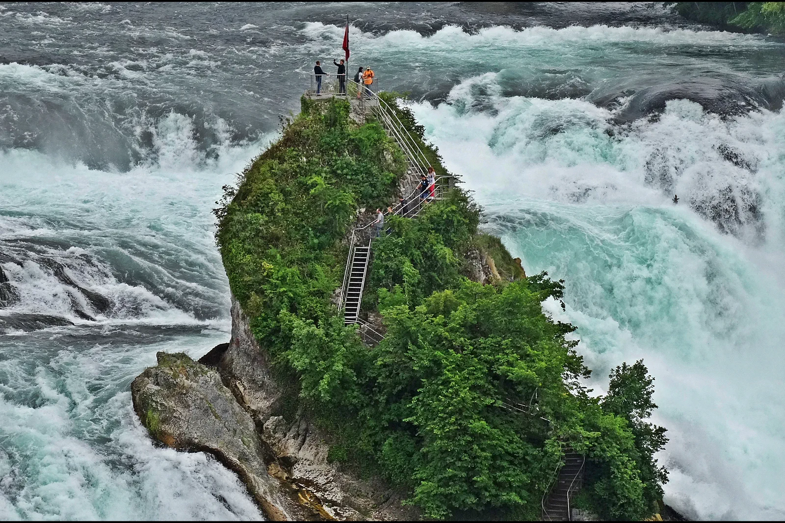 Rhine Falls on the Rhine near Schaffhausen