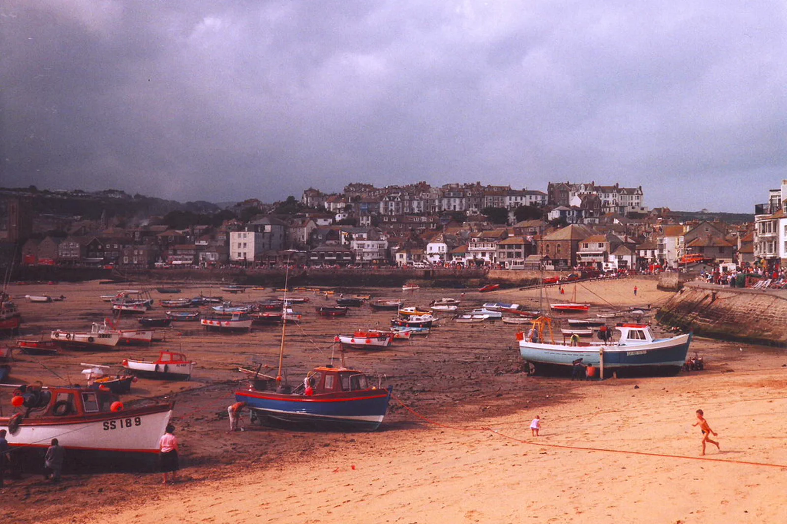 St Ives harbour and waterfront in Cornwall