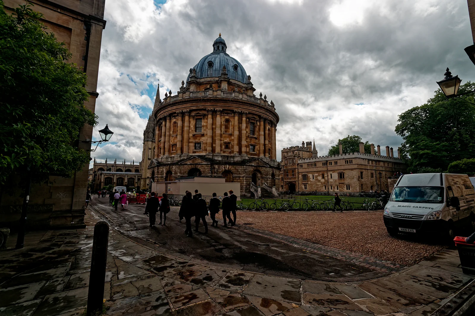 Radcliffe Camera and historic university buildings in Oxford