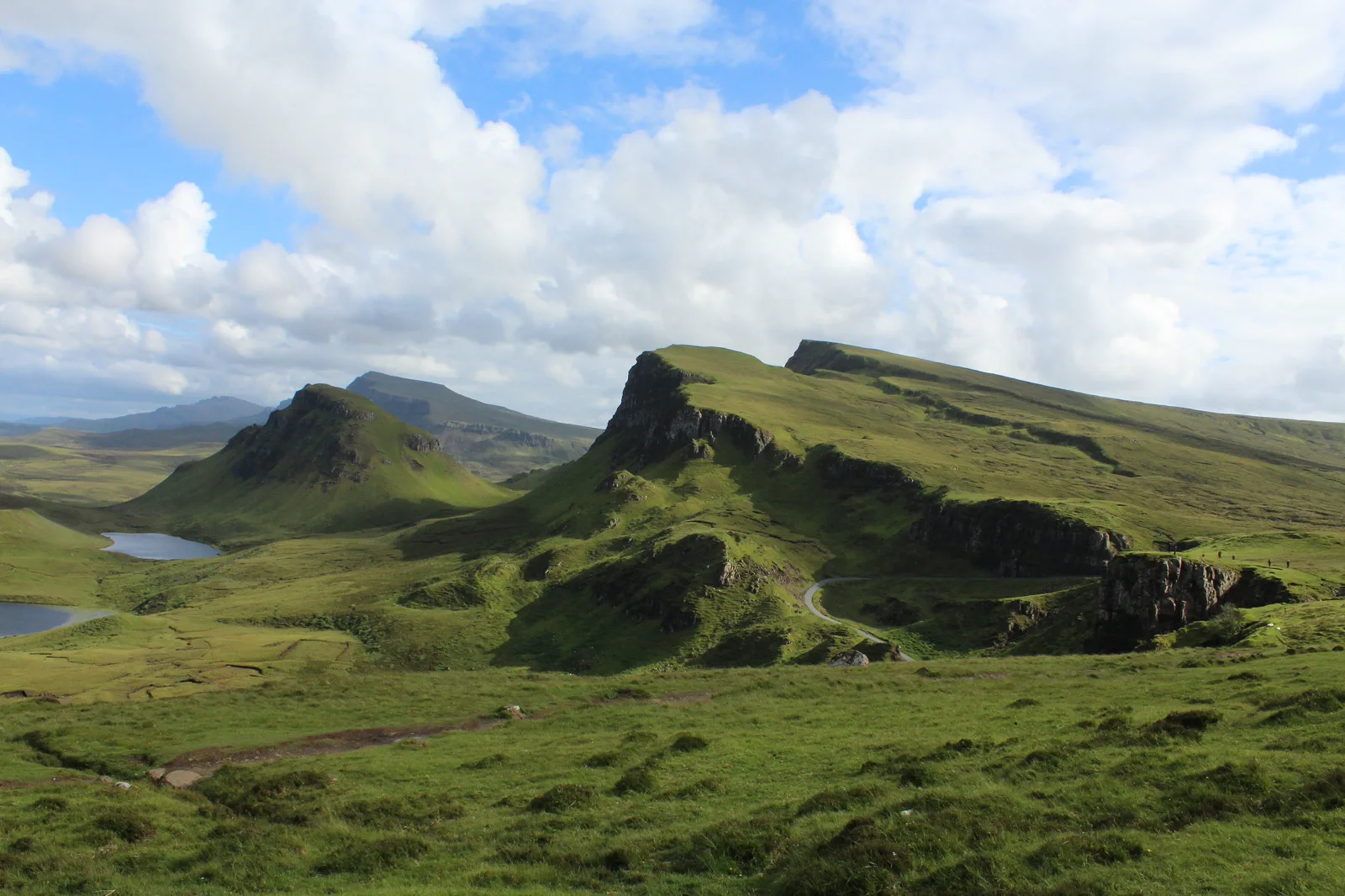 The Quiraing landscape on the Isle of Skye