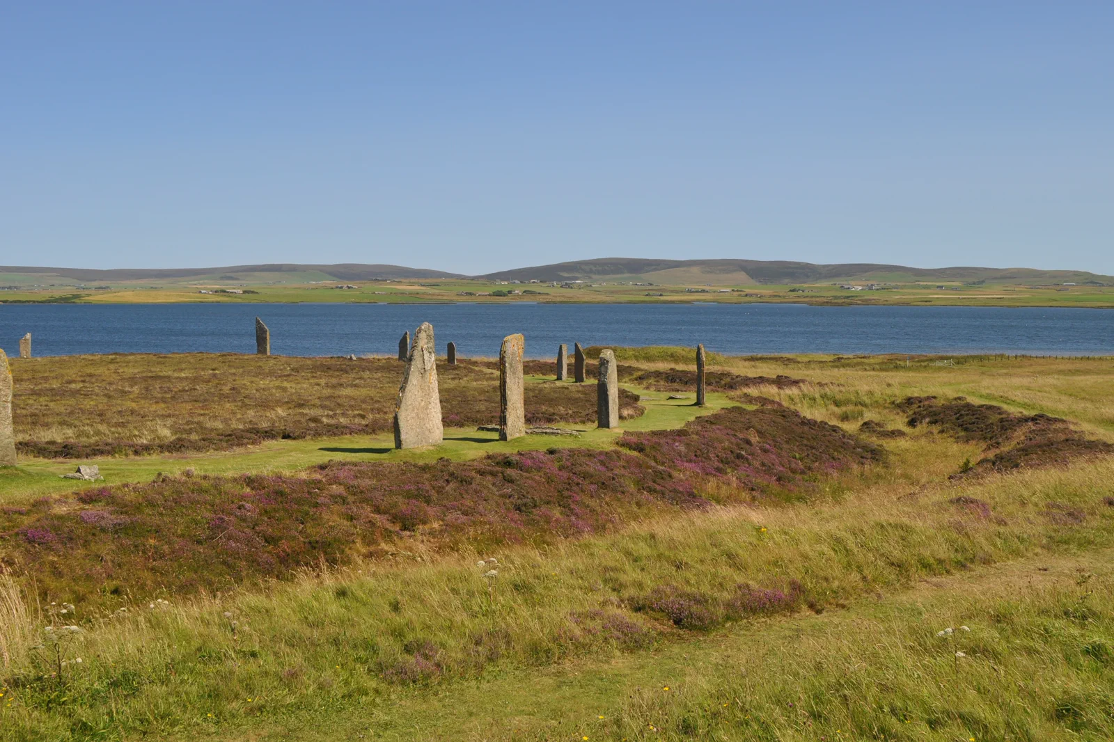 The Ring of Brodgar in the Orkney landscape