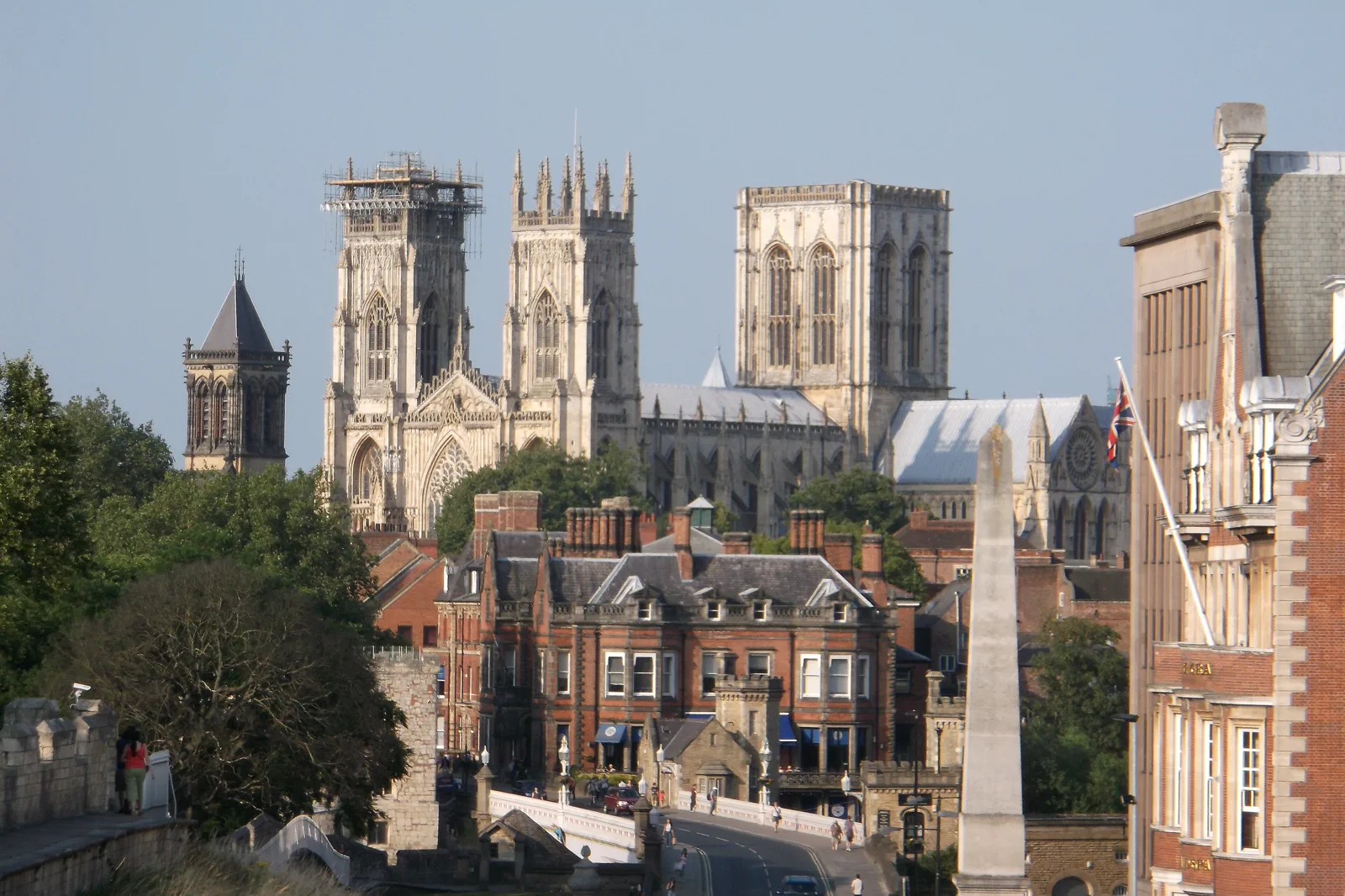 York Minster seen from the historic city walls
