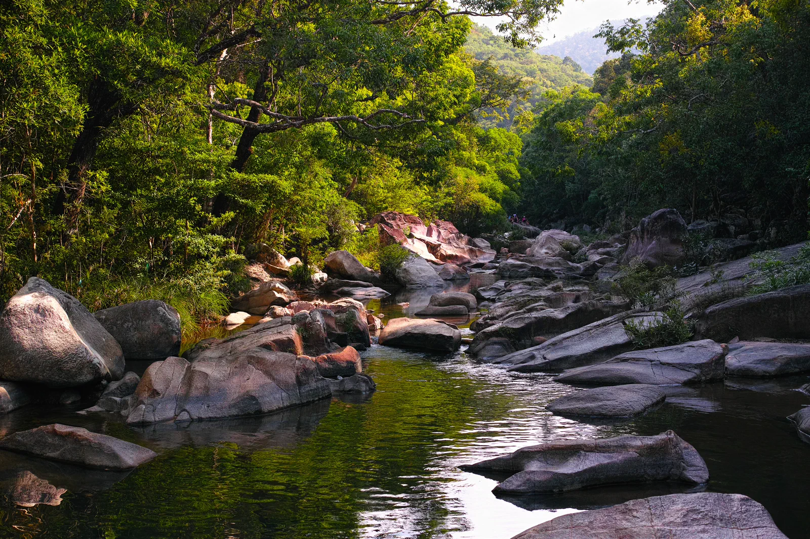 Ba Ho stream and rocky pools in Khanh Hoa Province