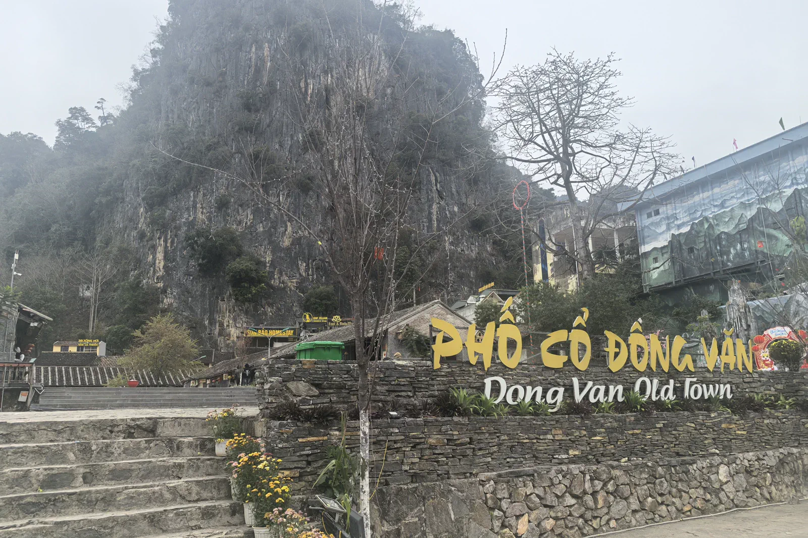 Dong Van old town in the Dong Van Karst Plateau