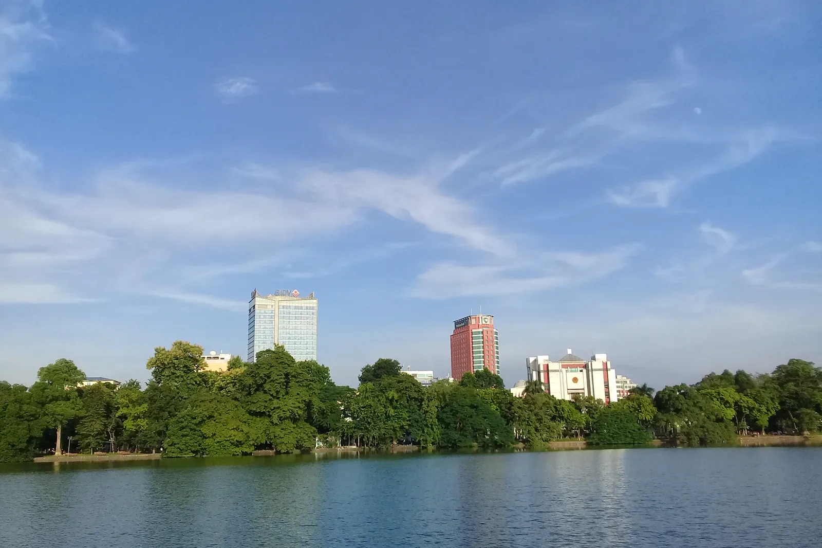 Hoan Kiem Lake at the heart of Hanoi