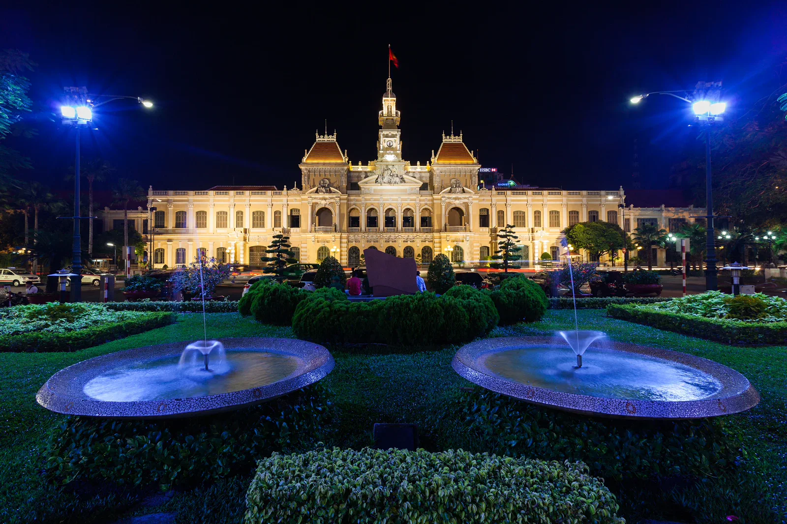 Ho Chi Minh City Hall in the District 1 civic core