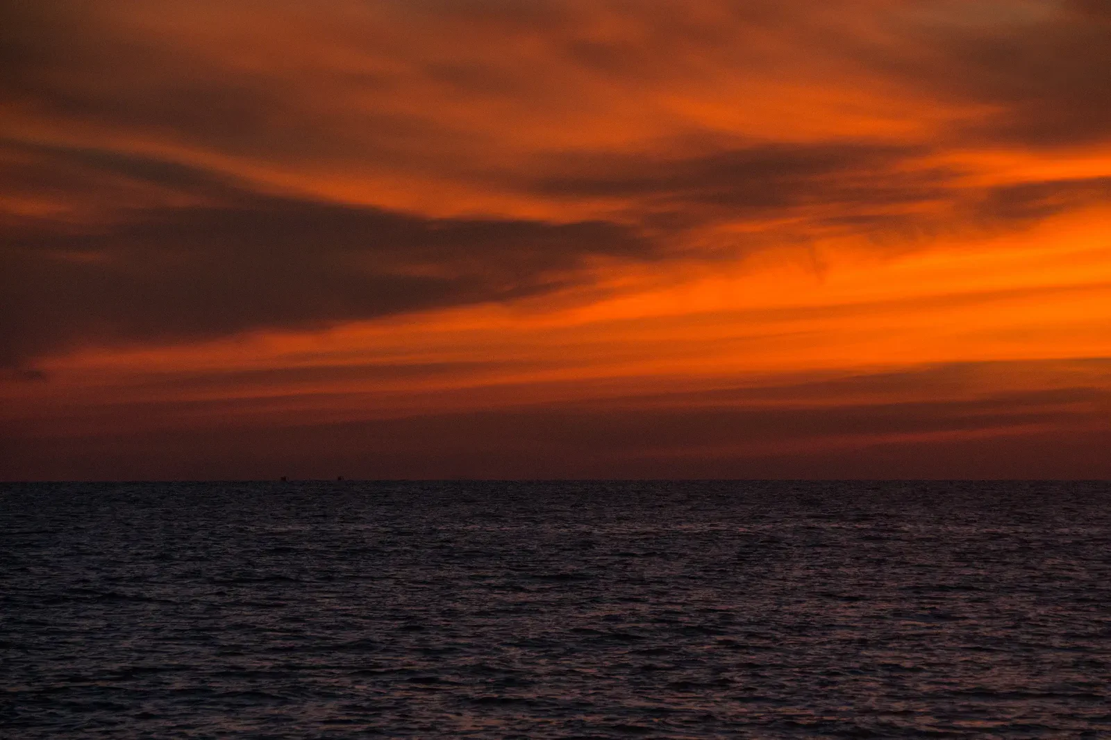 Sunset over Long Beach on Phu Quoc Island